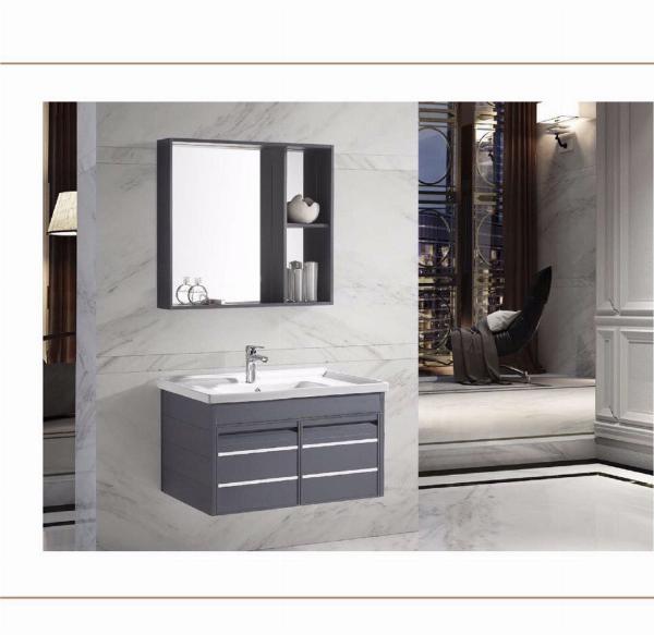 BỘ TỦ LAVABO LIỀN GƯƠNG D7K7-M